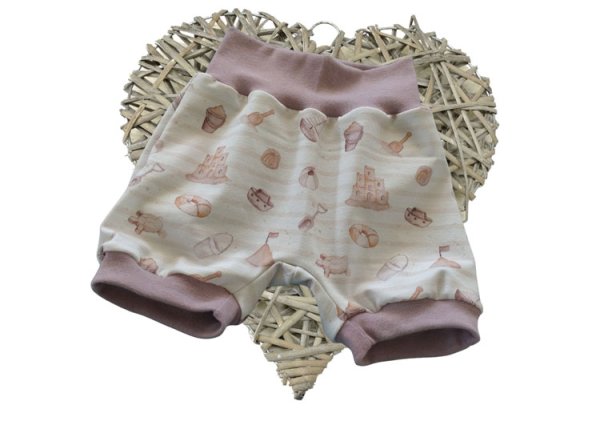DIY sewing kit fabric cuttings jersey beach kids, cuffs sewing kit